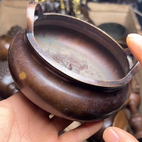 铜制工艺把玩摆件