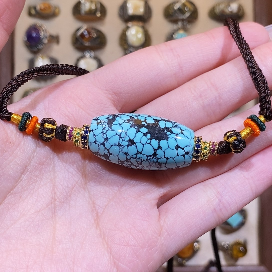 绿松石颈饰未镶嵌锁骨链