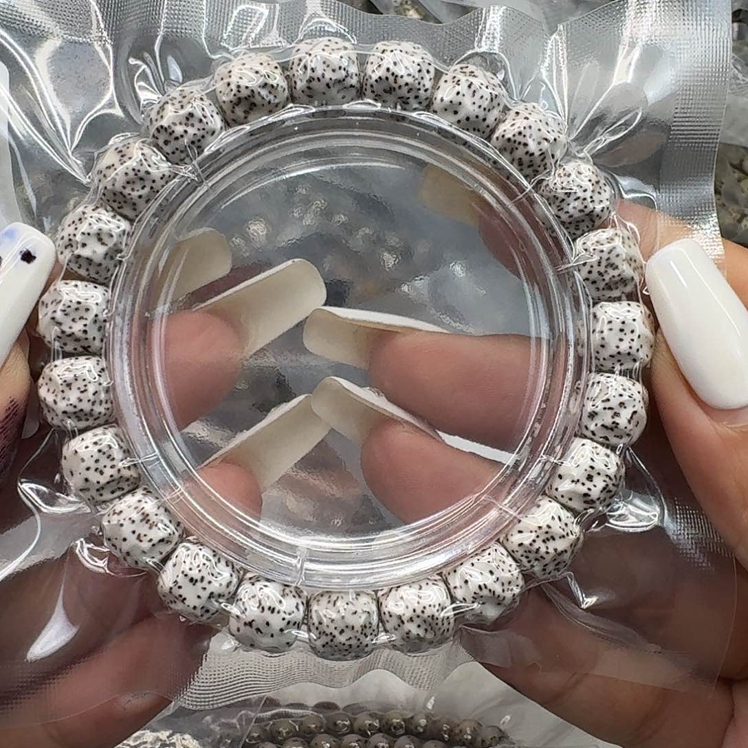 星月菩提手串155卓越白星月菩提无相10单圈