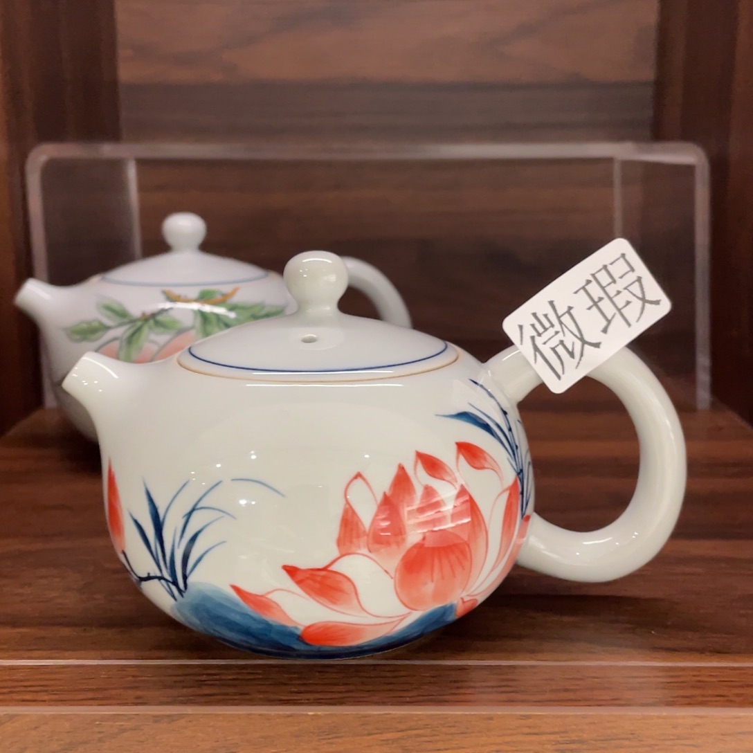 微瑕釉下彩纯手绘