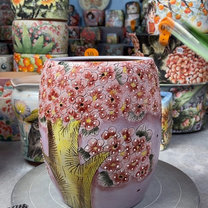 红陶景德镇艺术手绘作品