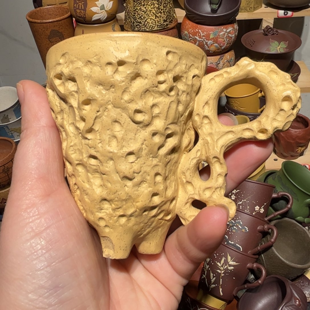 紫砂茶杯宜兴紫砂主人杯