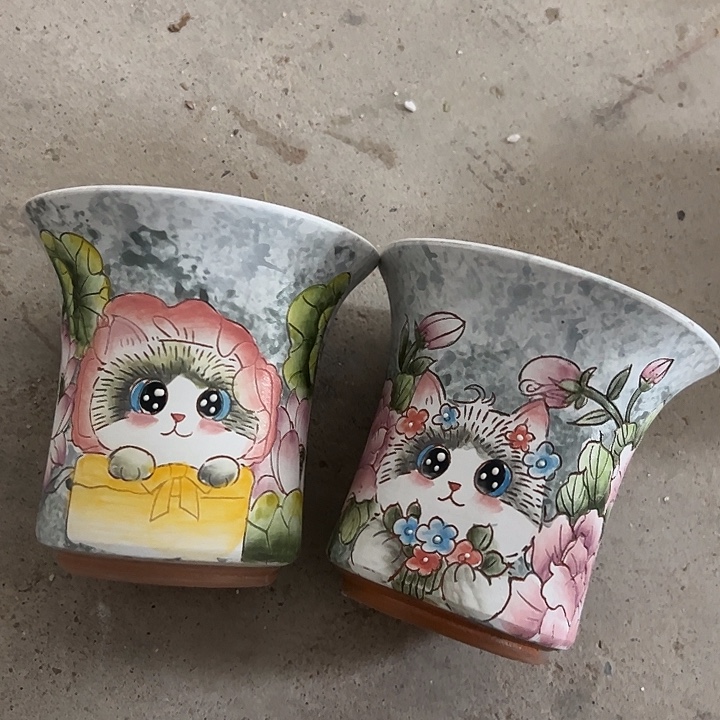 景德镇手绘花盆性价比超高