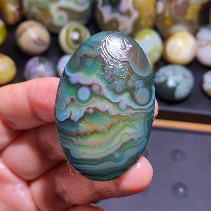 未镶嵌玛瑙/玉髓珠宝半成品29