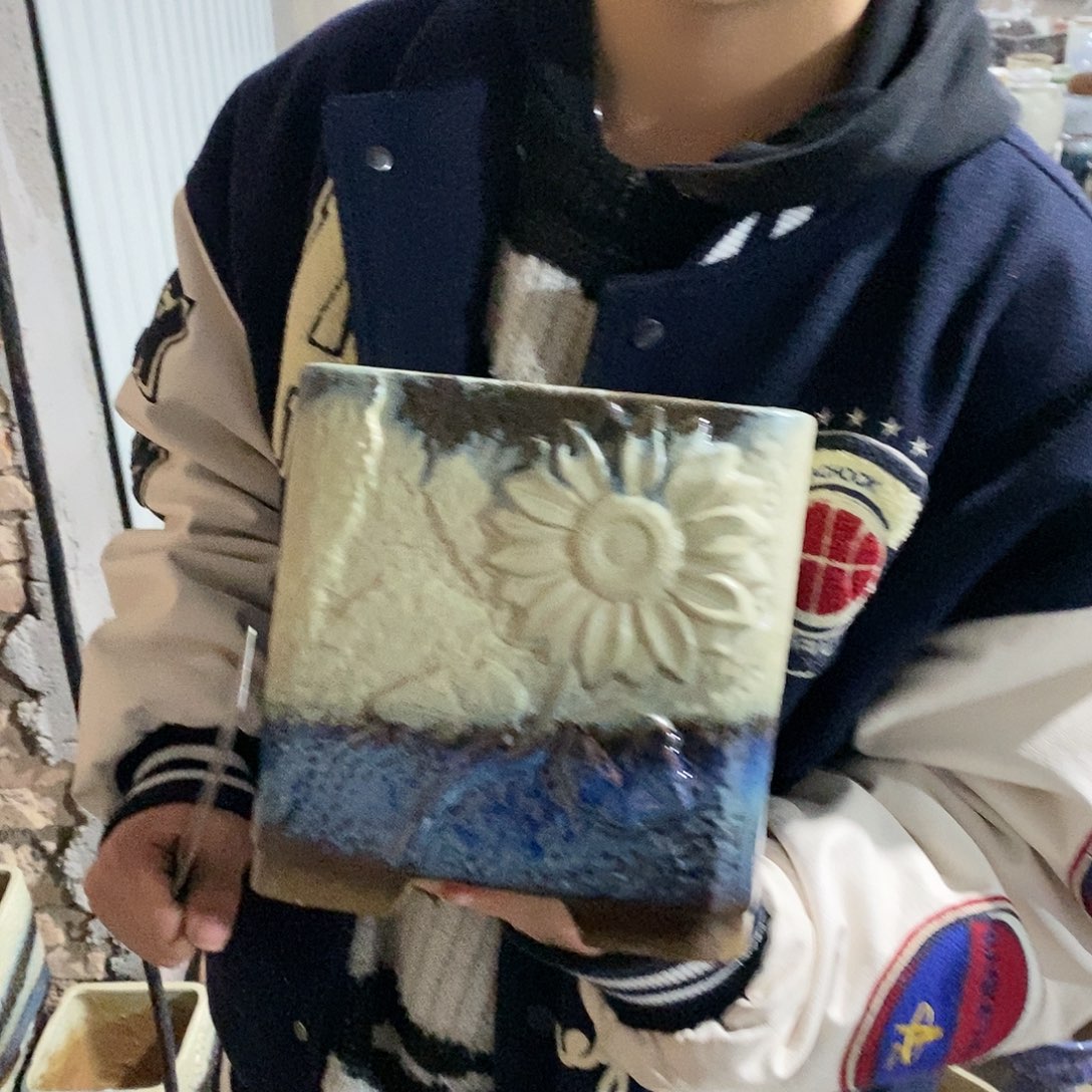紫砂花盆瑕疵18/19d h h g f h