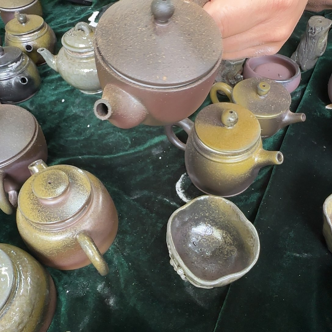 壶老韩坭兴陶  柴烧丰收128cc