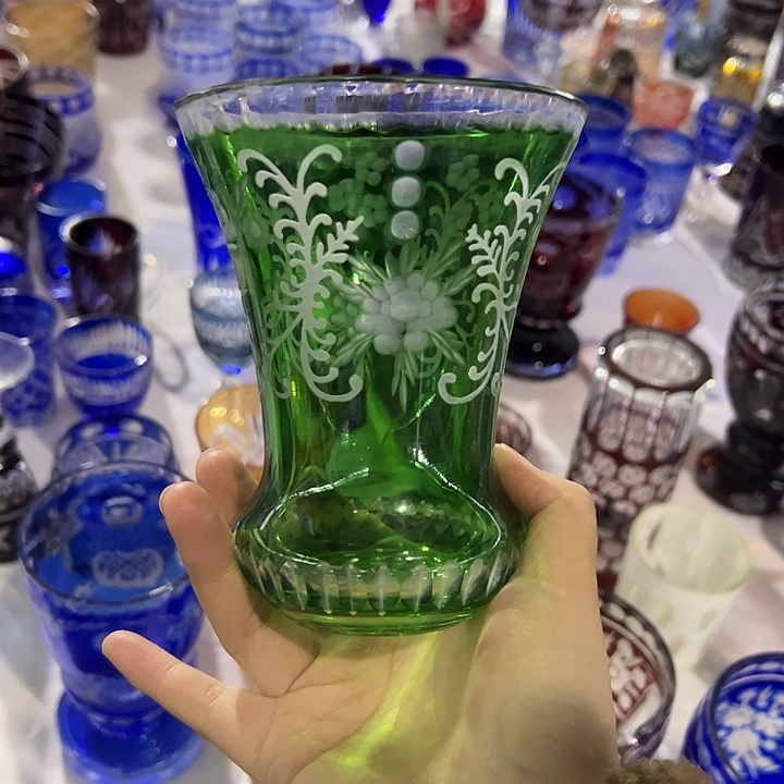 水晶玻璃手柄款微瑕一个