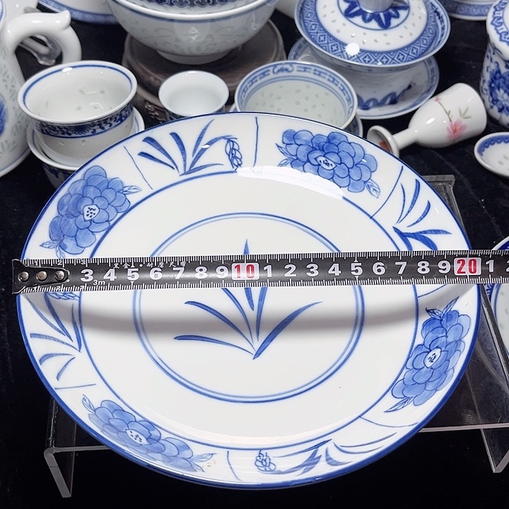 碗手绘木棉花八寸盘