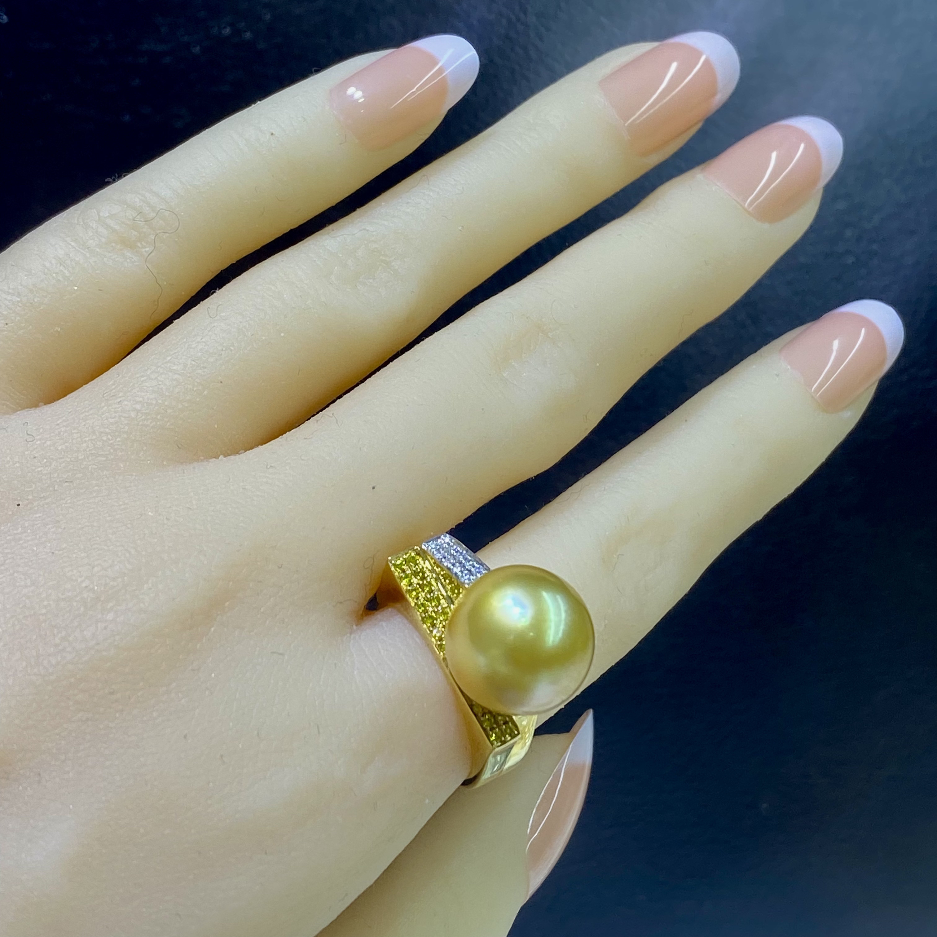 独特风格设计款金珠戒指工艺精湛打造质感满满线条酷飒特别推荐