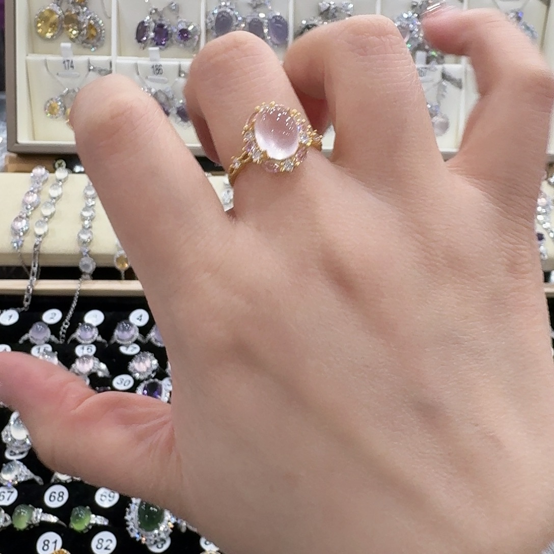 一***吖蛇纹石玉银S925镶嵌吊坠(赠链)