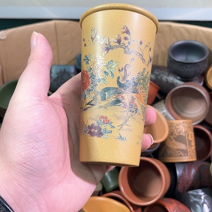 茶杯紫砂全手工紫砂主人杯