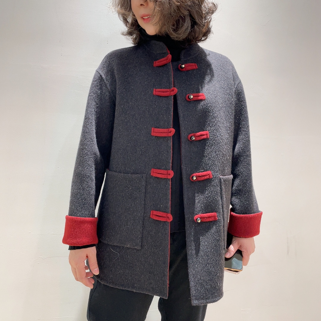 中国风定制款羊毛大衣