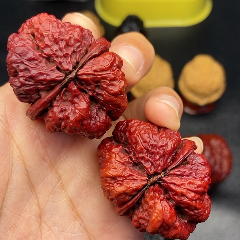 【闪购商品】把件文玩核桃41尺蝴蝶蟾