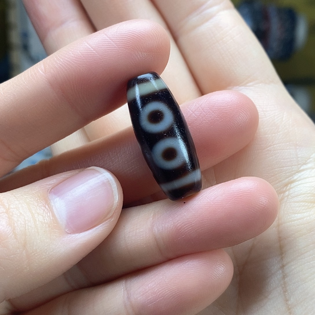 玛瑙/玉髓散珠三眼