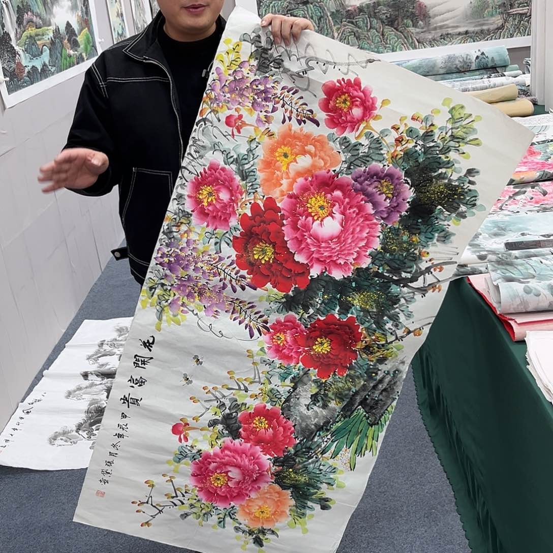 国画宣纸国画纯手绘