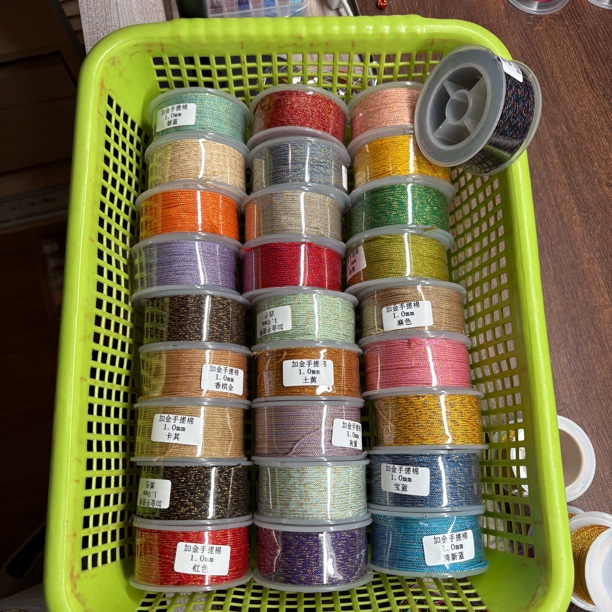 加金手戳棉线随机装diy链接1.0mm