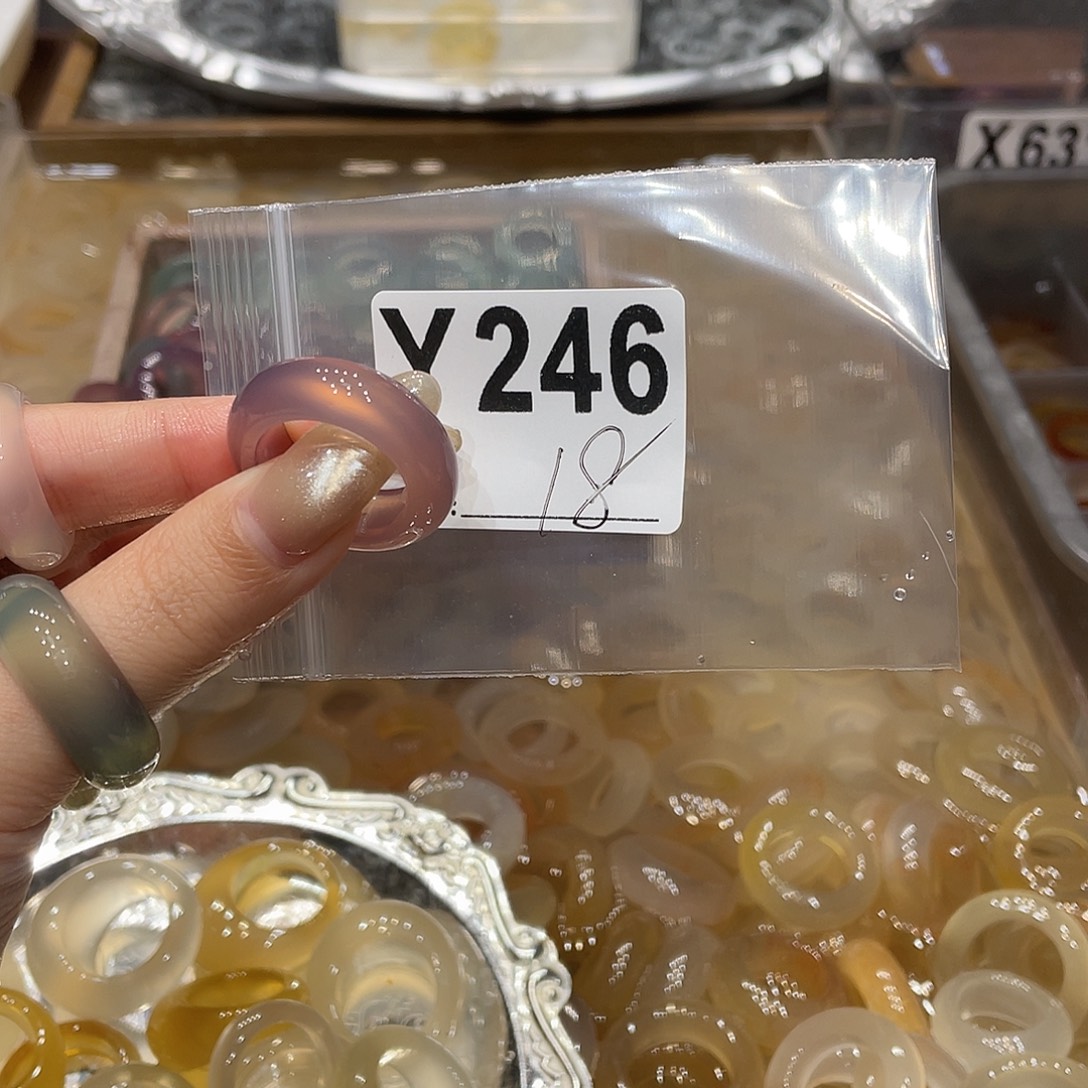 玛瑙/玉髓未镶嵌戒指246