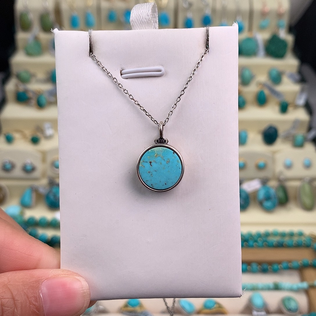 绿松石合金颈饰时尚吊坠