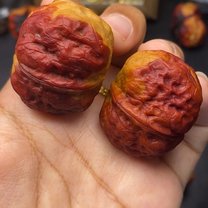 把件文玩核桃38尺方尊金蟾