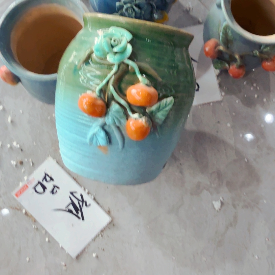 紫砂花盆瑕疵瑕疵