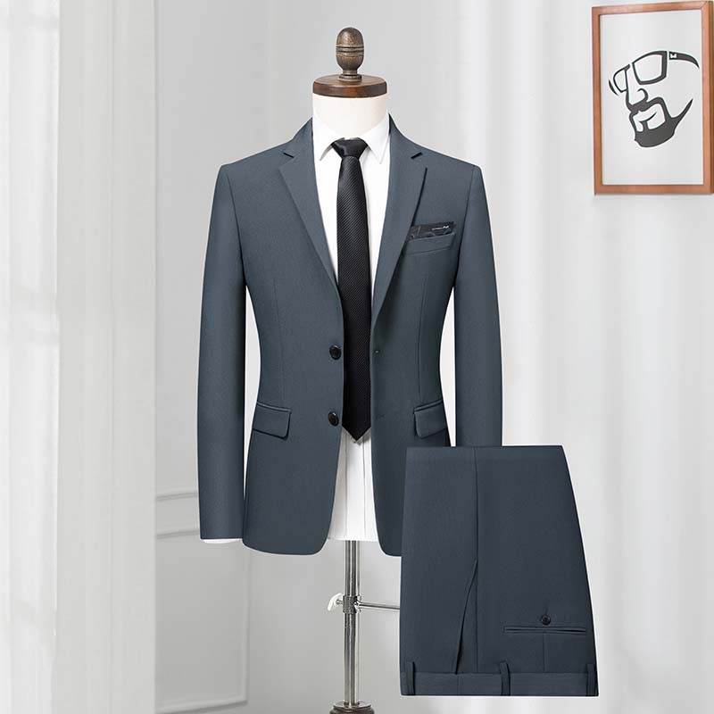 【西服+西裤】简约舒适个性时尚男式西服西装套装男西服西装套装