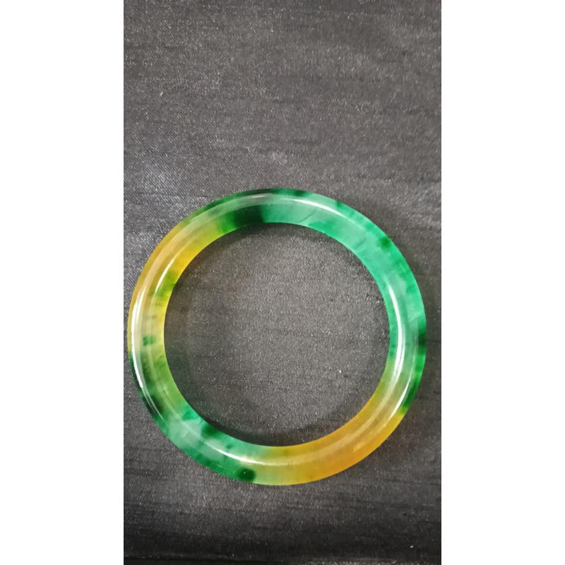 DSJ–009黄加绿圆手镯