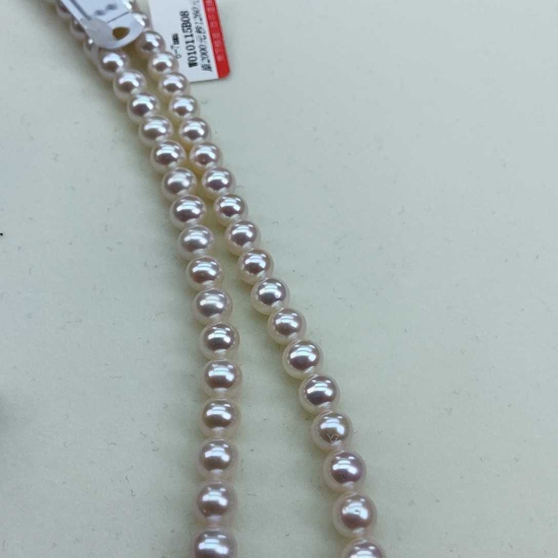 淡水珍珠7.5极强天女光超亮媲美海水银S925镶嵌