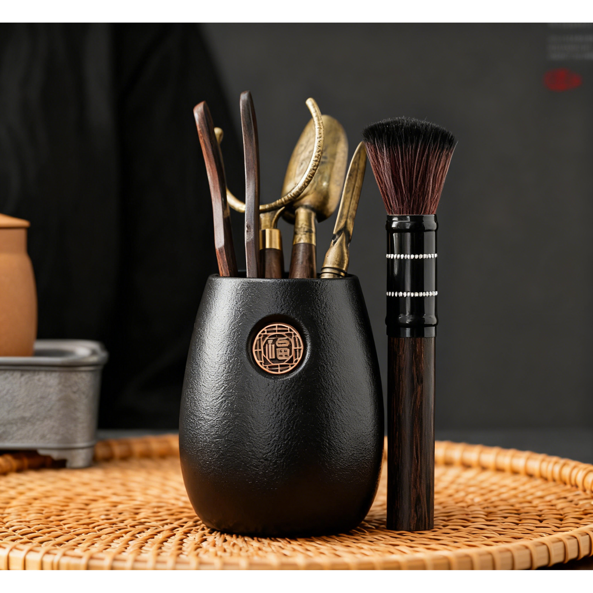 茶具HQ中式简约茶道六君子DF-2605