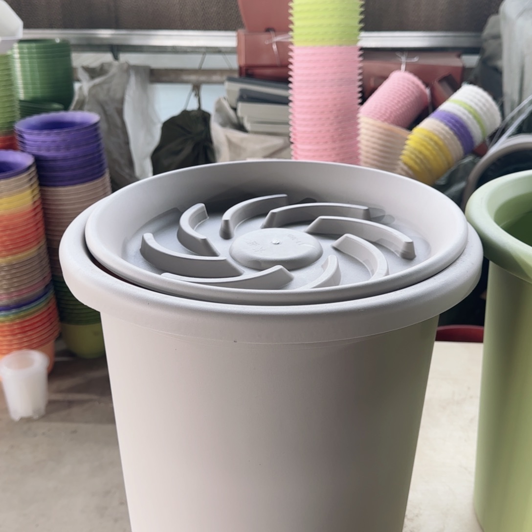 塑料四季7号5个灰白带拖