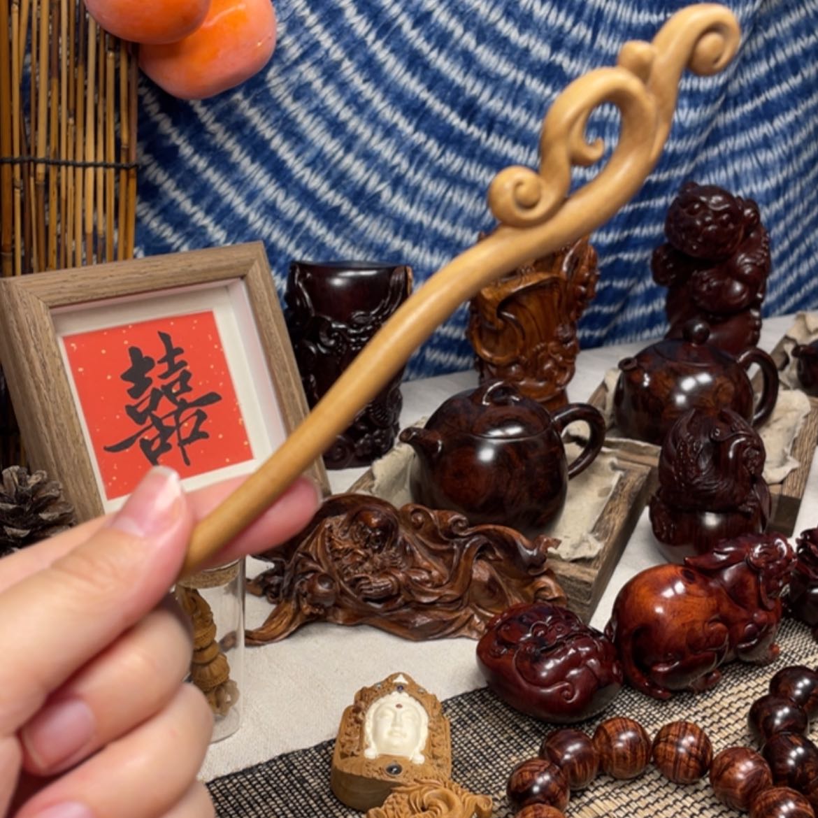 【闪购商品】黄花梨/降香黄檀手串/手链?**?