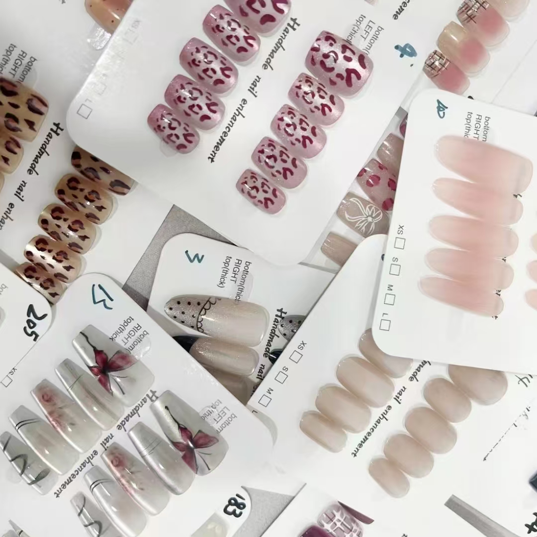 非纯手工穿戴美甲下单备注编号默认微瑕甲片美甲片贴片