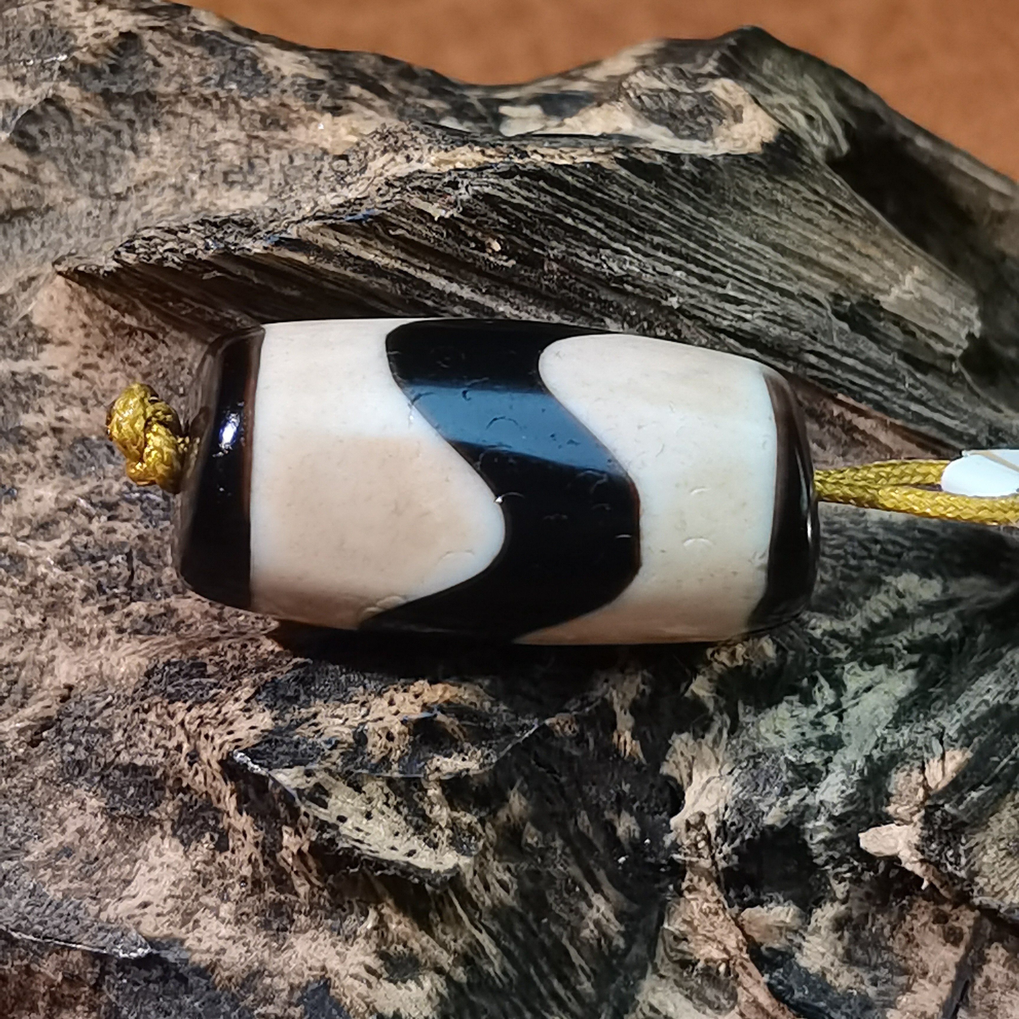 黑白全品干净小萌萌单珠22.7*11.4牙牙玛瑙满肉定制款式