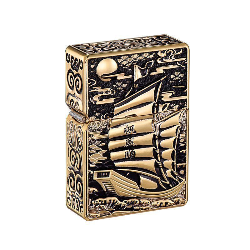 佐罗浮雕铜壳防风盔甲系列Z-KJ1017一帆风顺收藏级送礼