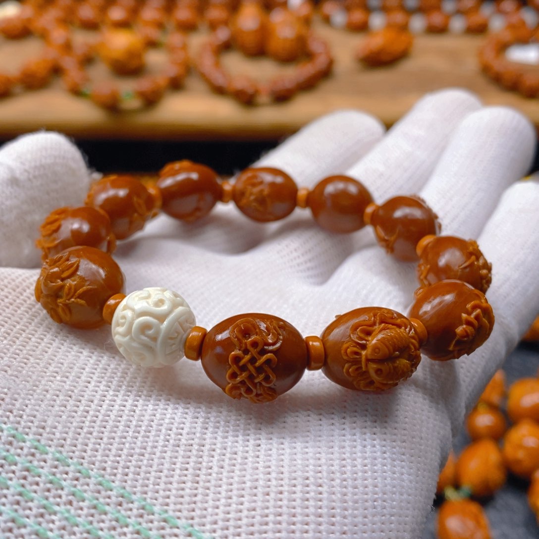 手串/手链橄榄核许忠英1.25铁核四季平安