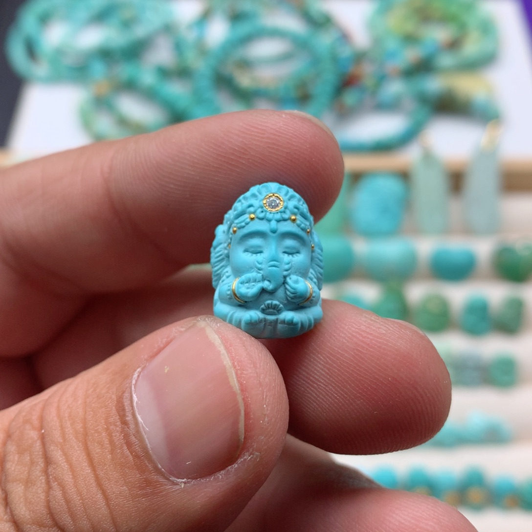 【闪购商品】绿松石珠宝奇石未镶嵌