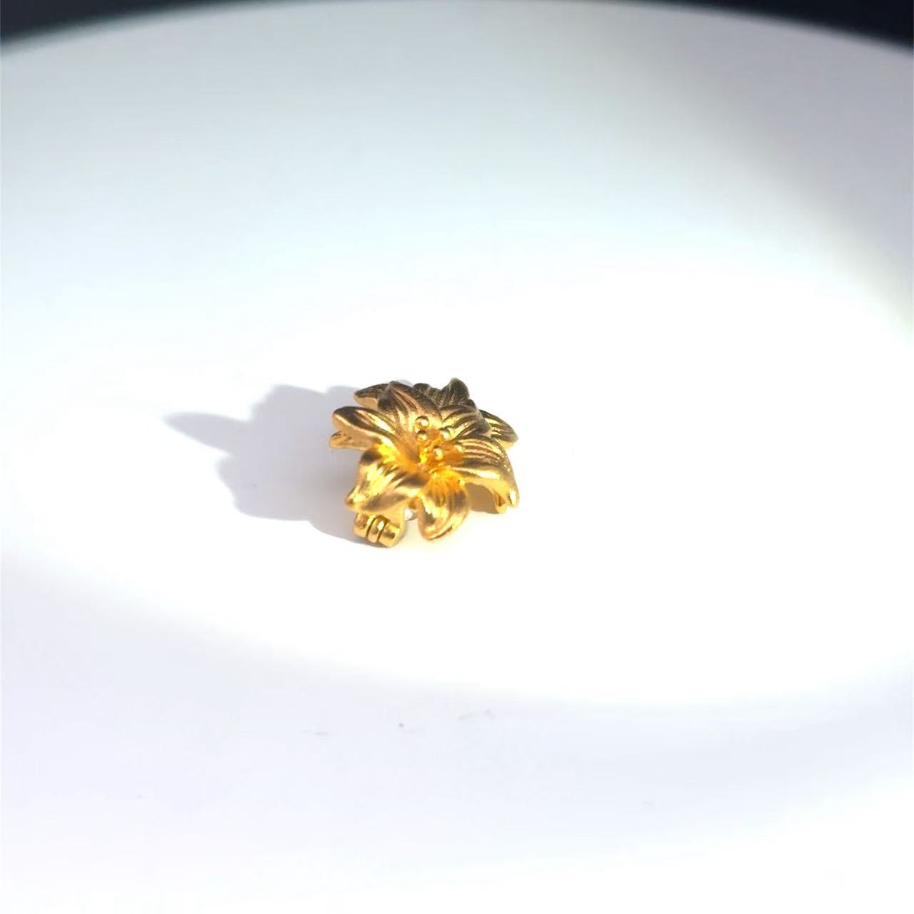 足银胸针 紫荆花足银胸针珠宝福利品气质时尚百搭精美女款素款