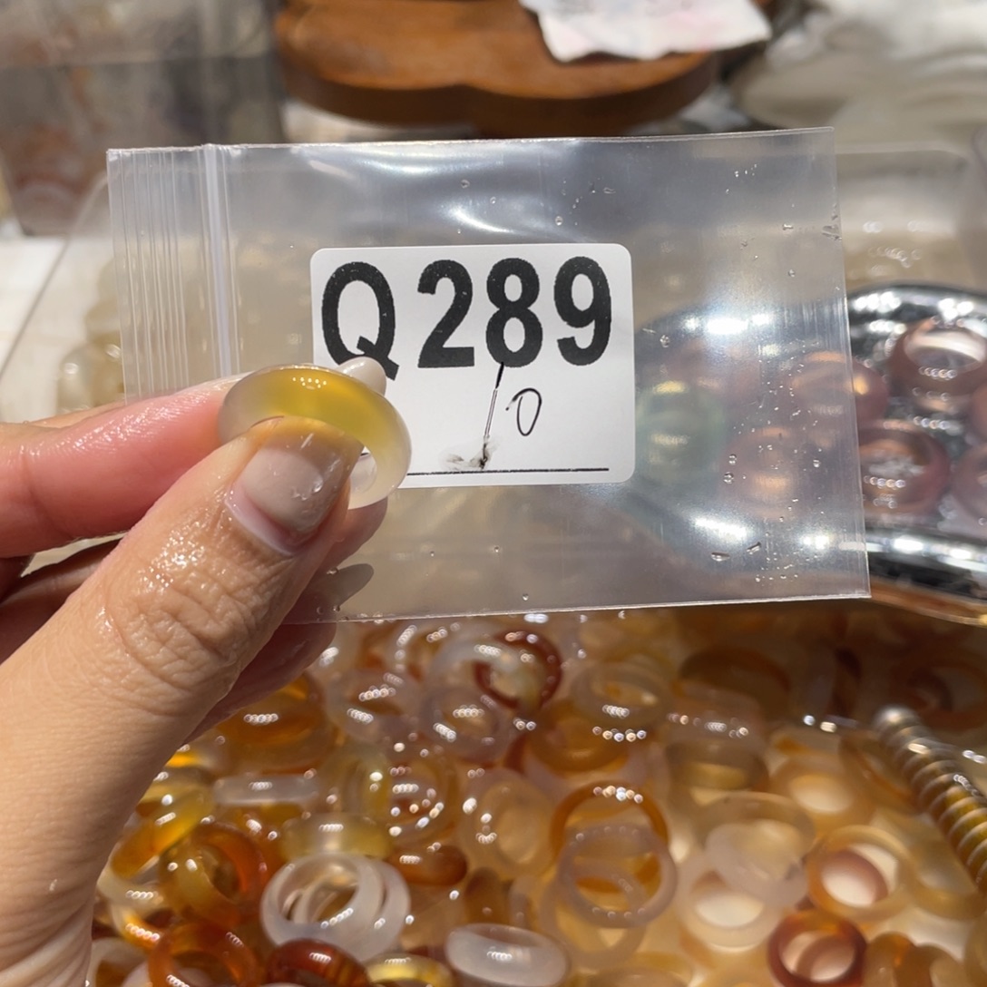 玛瑙/玉髓未镶嵌戒指289