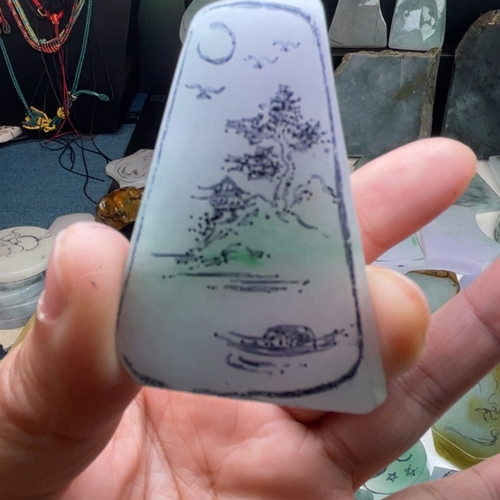 定制翡翠未镶嵌翡翠料子