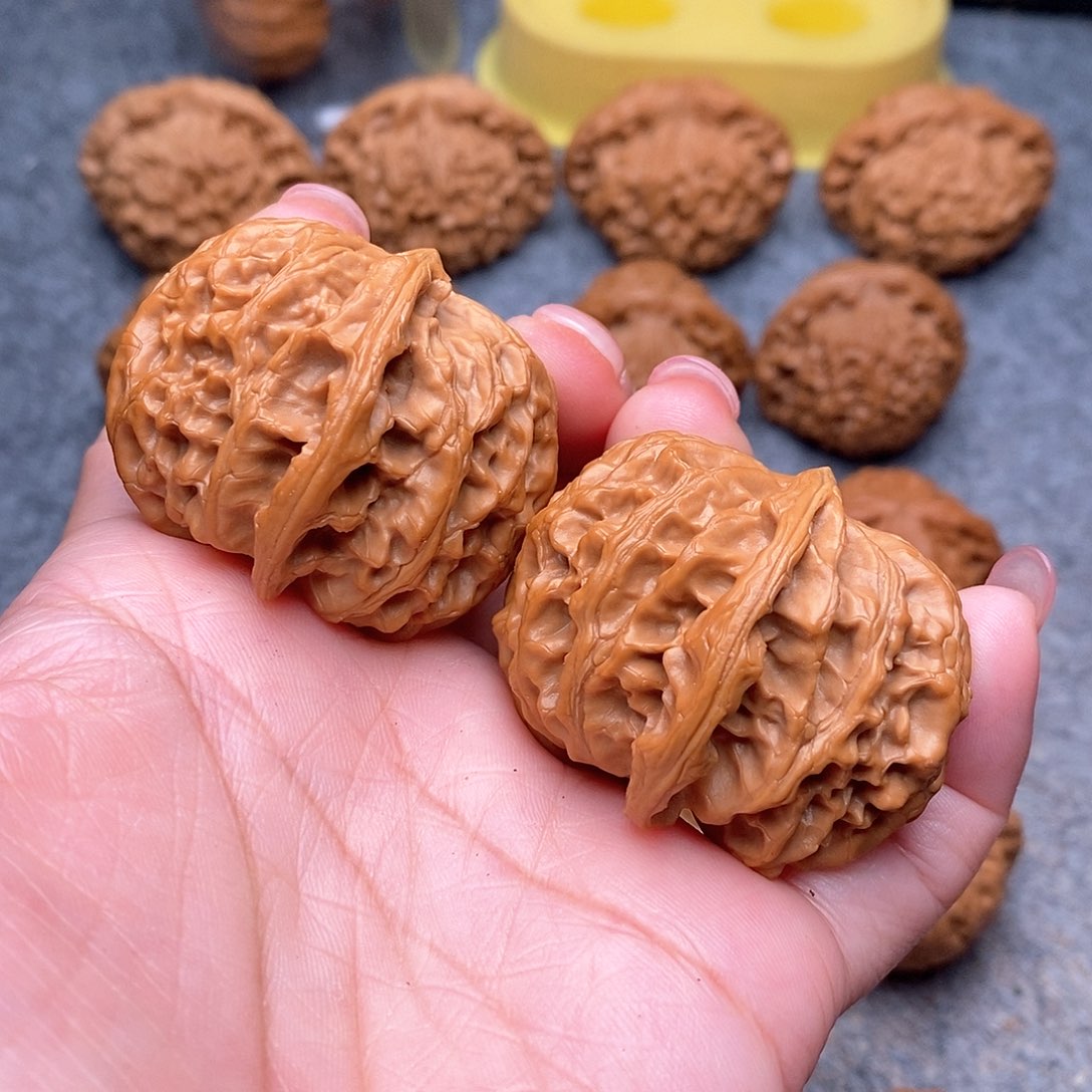 文玩核桃把件精品圆嘟嘟苹果43肚43