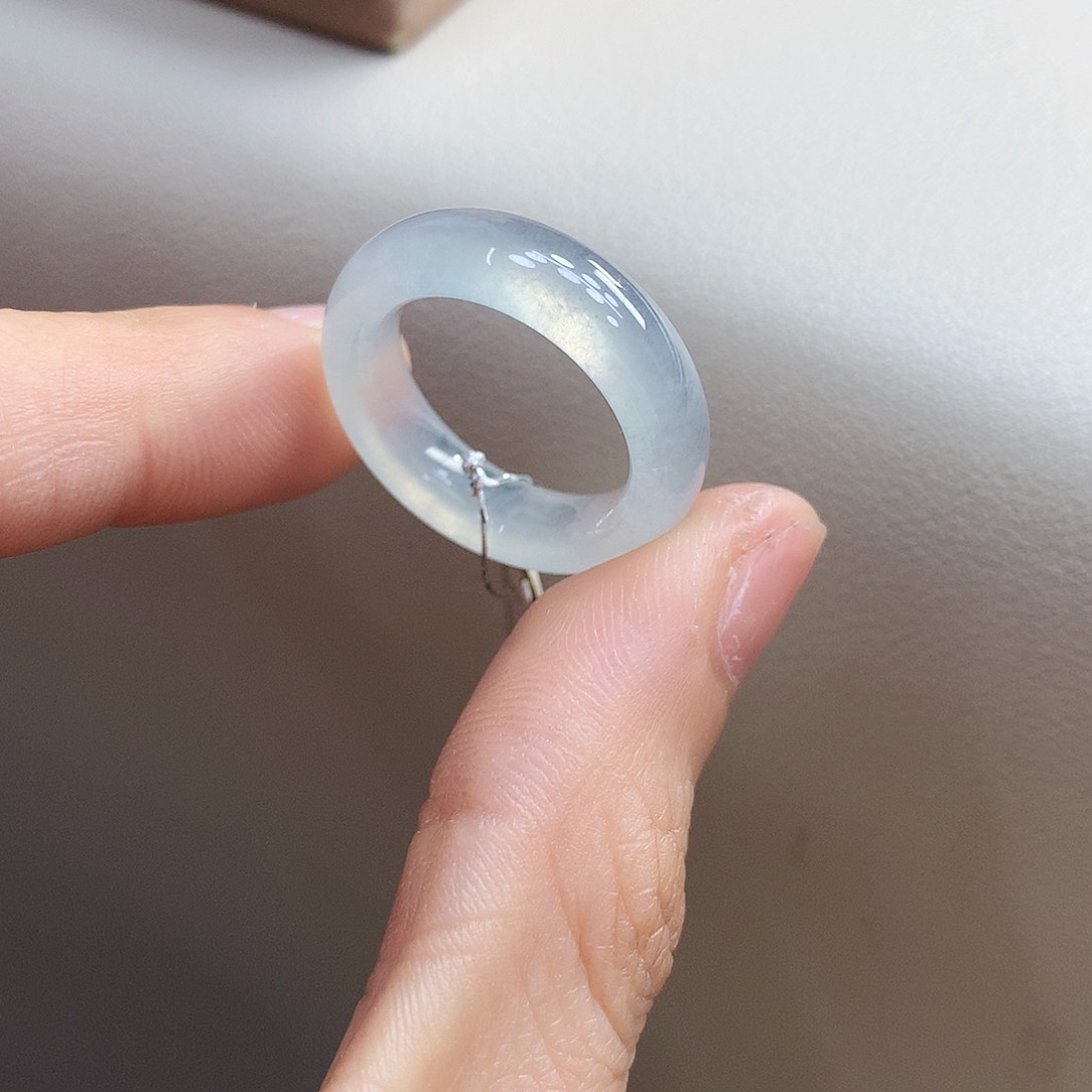 翡翠戒指未镶嵌13-14号