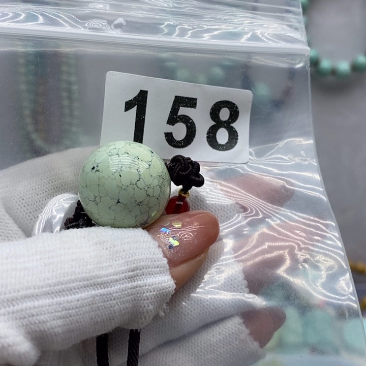 绿松石珠宝奇石未镶嵌神*叨