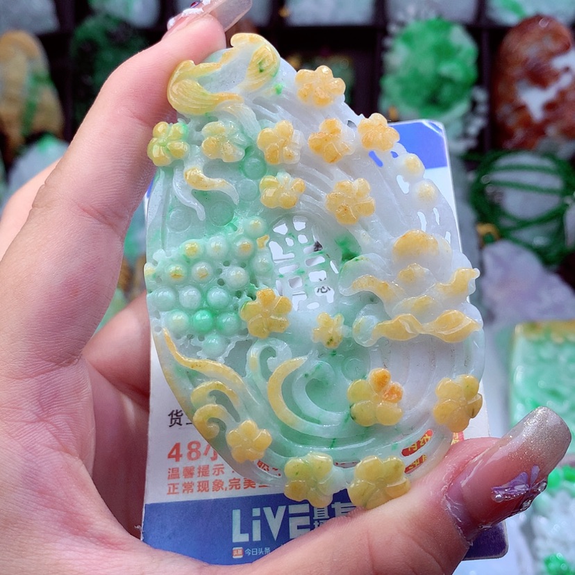 【闪购商品】翡翠颈饰未镶嵌挂件