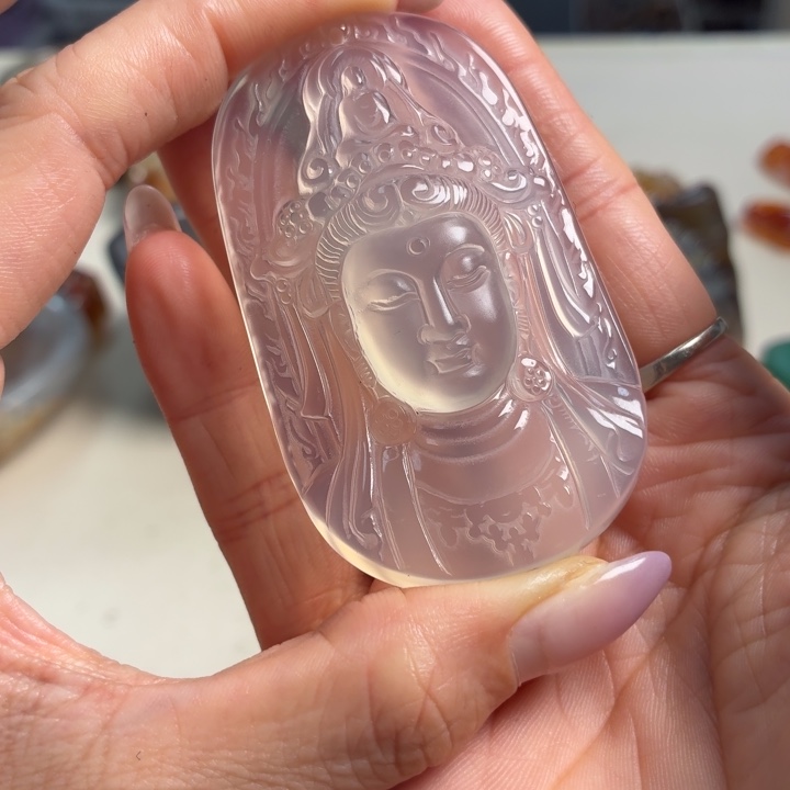 玛瑙/玉髓未镶嵌吊坠(不含链)