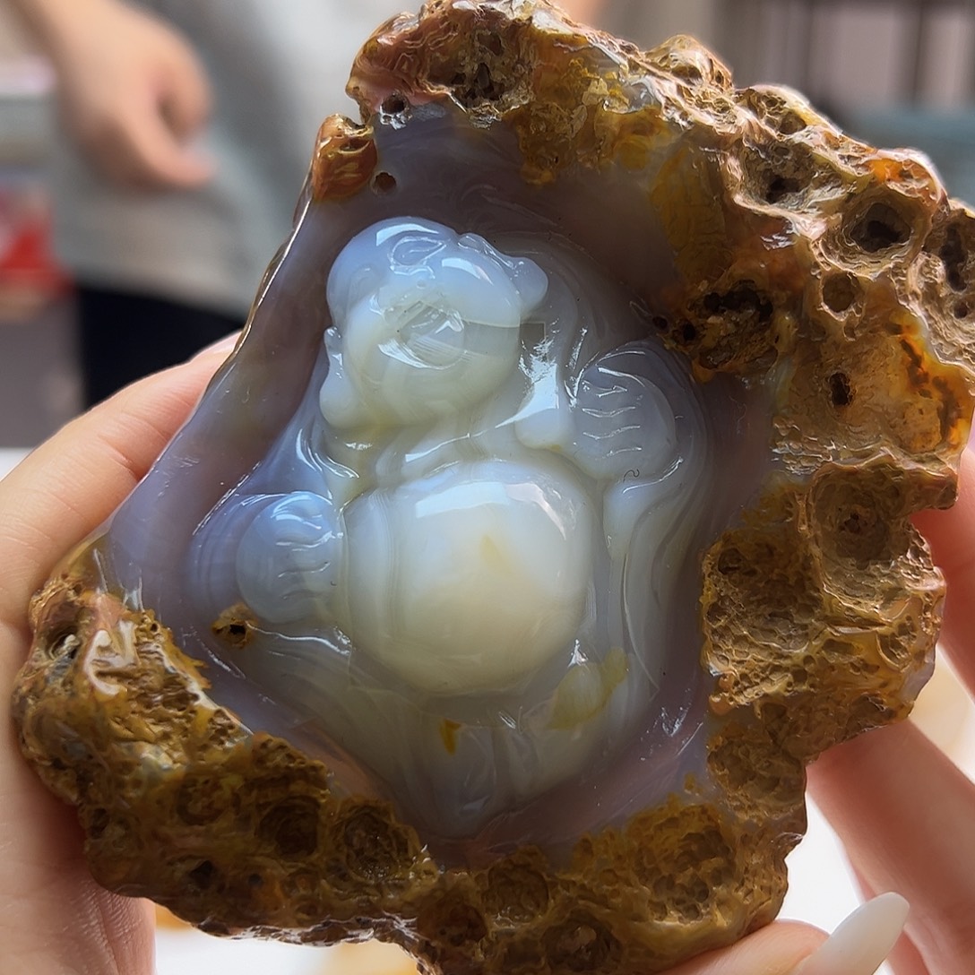 玛瑙/玉髓未镶嵌吊坠(不含链)