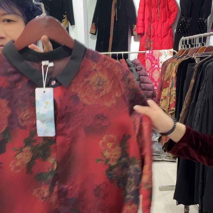 1112111大码女装小衫女夏款