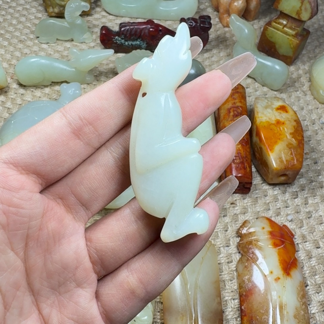 白玉菩提吊坠挂件