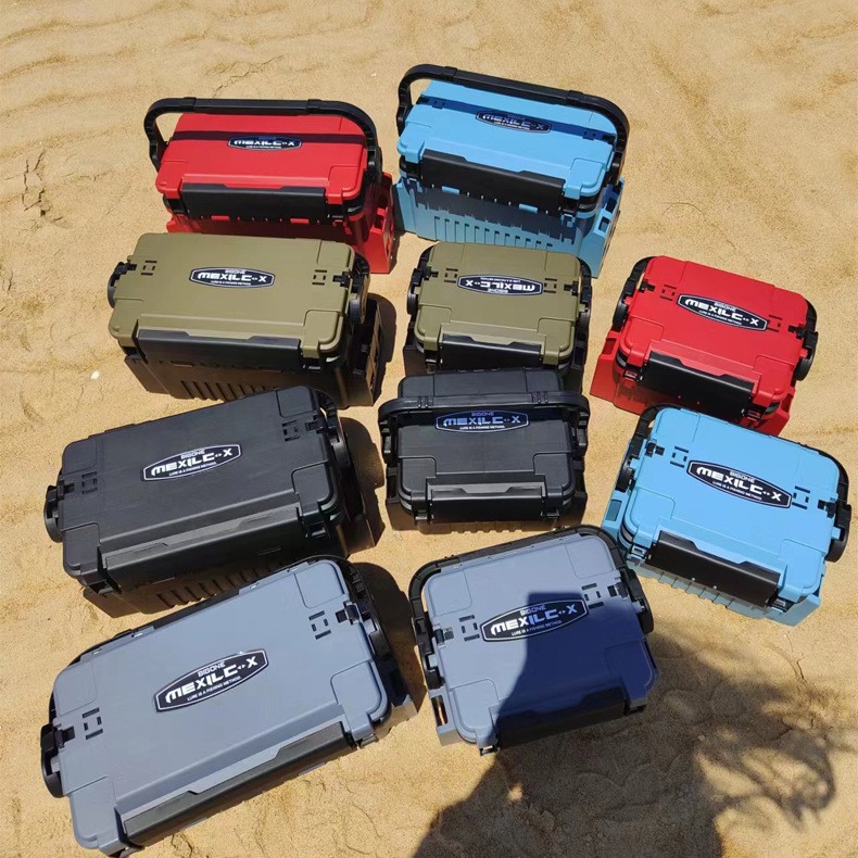 收纳箱路亚钓箱垂钓插竿户外手提便携渔具用品大容量钓箱渔具便携