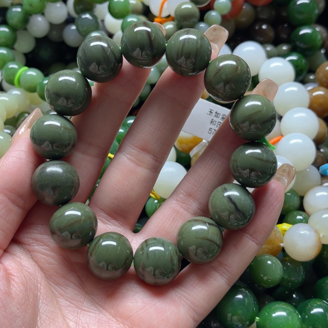 和田玉手链未镶嵌