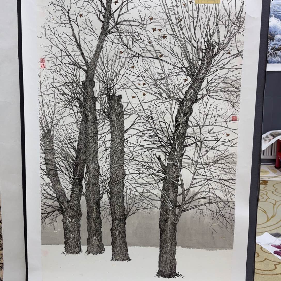 国画一**岸任杰小四尺李欣主播