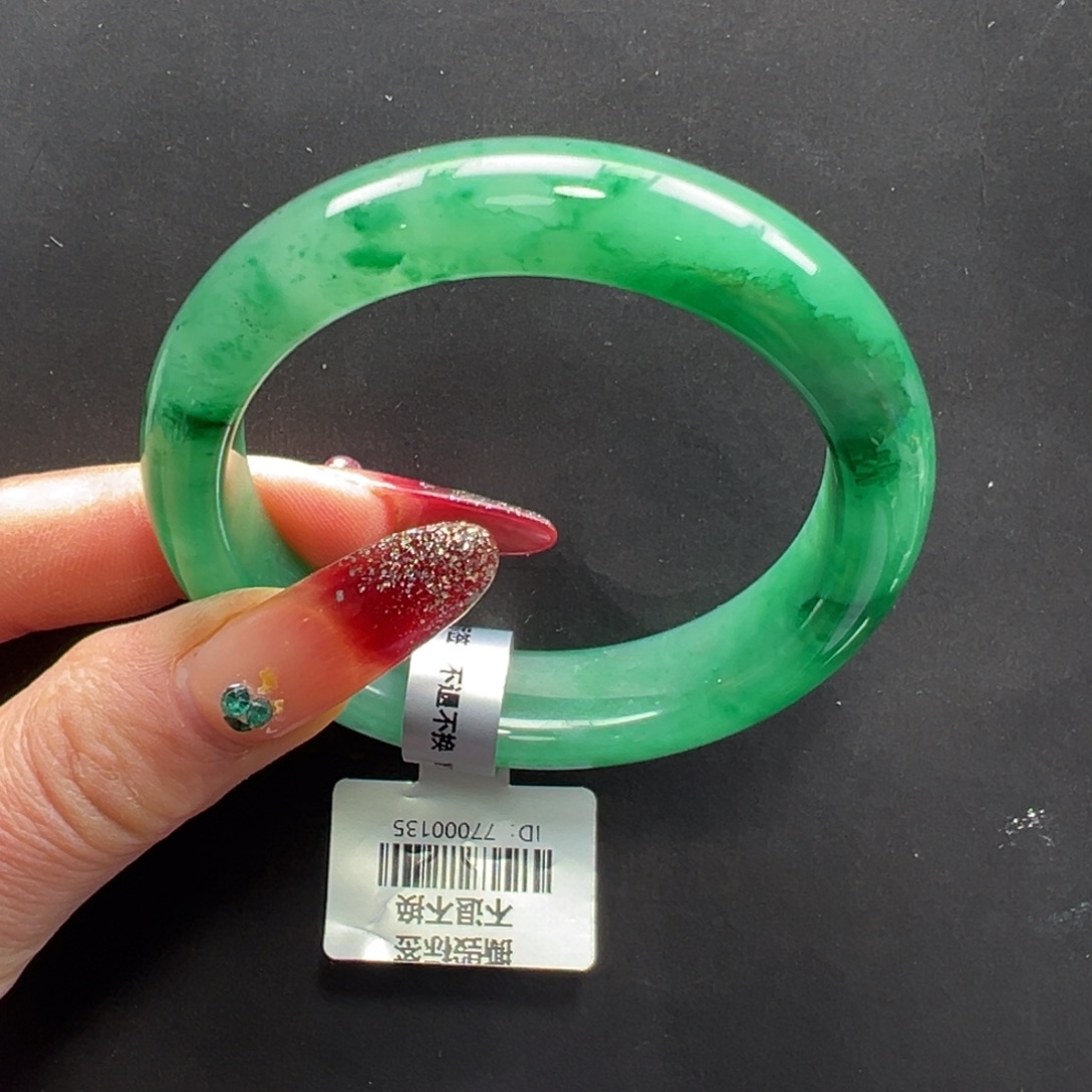 石英质玉未镶嵌手镯秀秀58.1